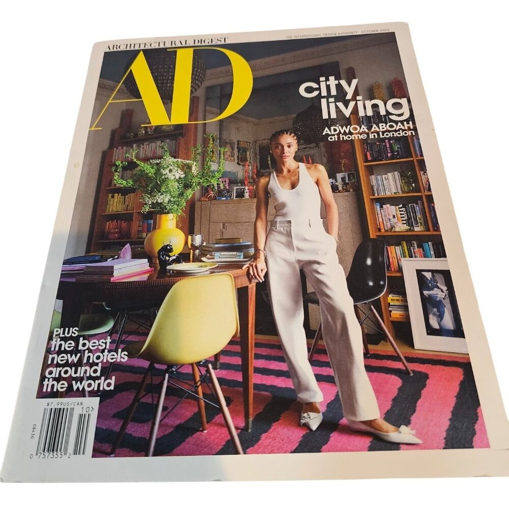 Architectural Digest Magazine October 2023 Issue Adwoa Aboah City Living London